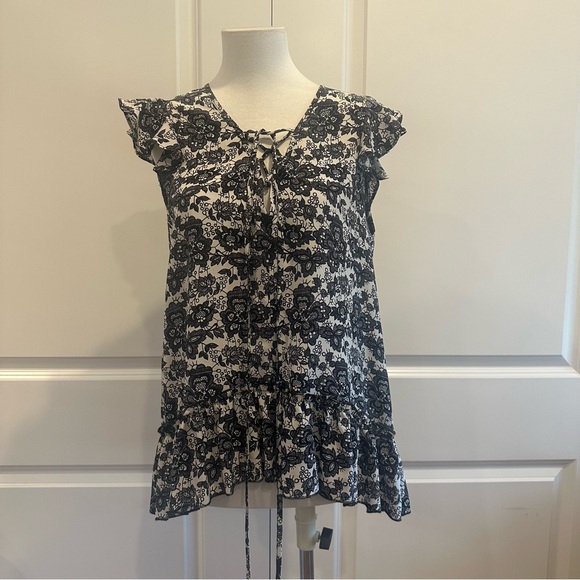SCOOP NYC Boho Sleeveless Blouse XS - Picture 11 of 11